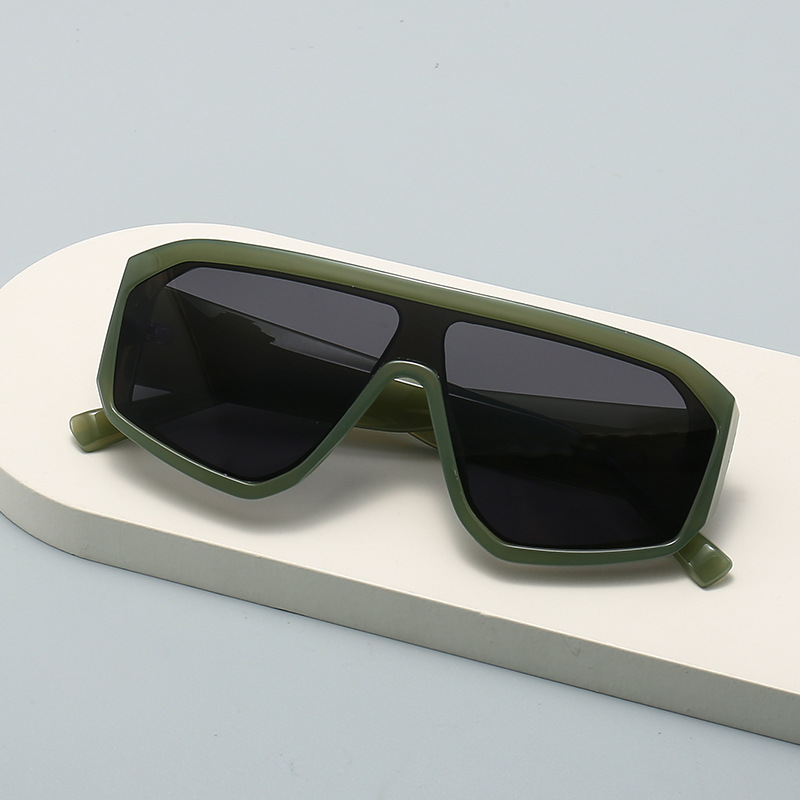 Men'S Accessories Glasses - نظارات شمسية مربعة جديدة بإطار كبير