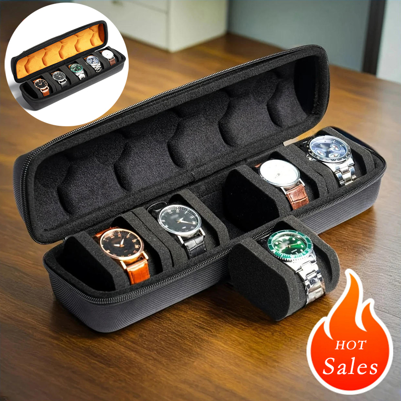 Men Accessories Organiser - منظم صندوق الساعات للرجال، حافظة سفر