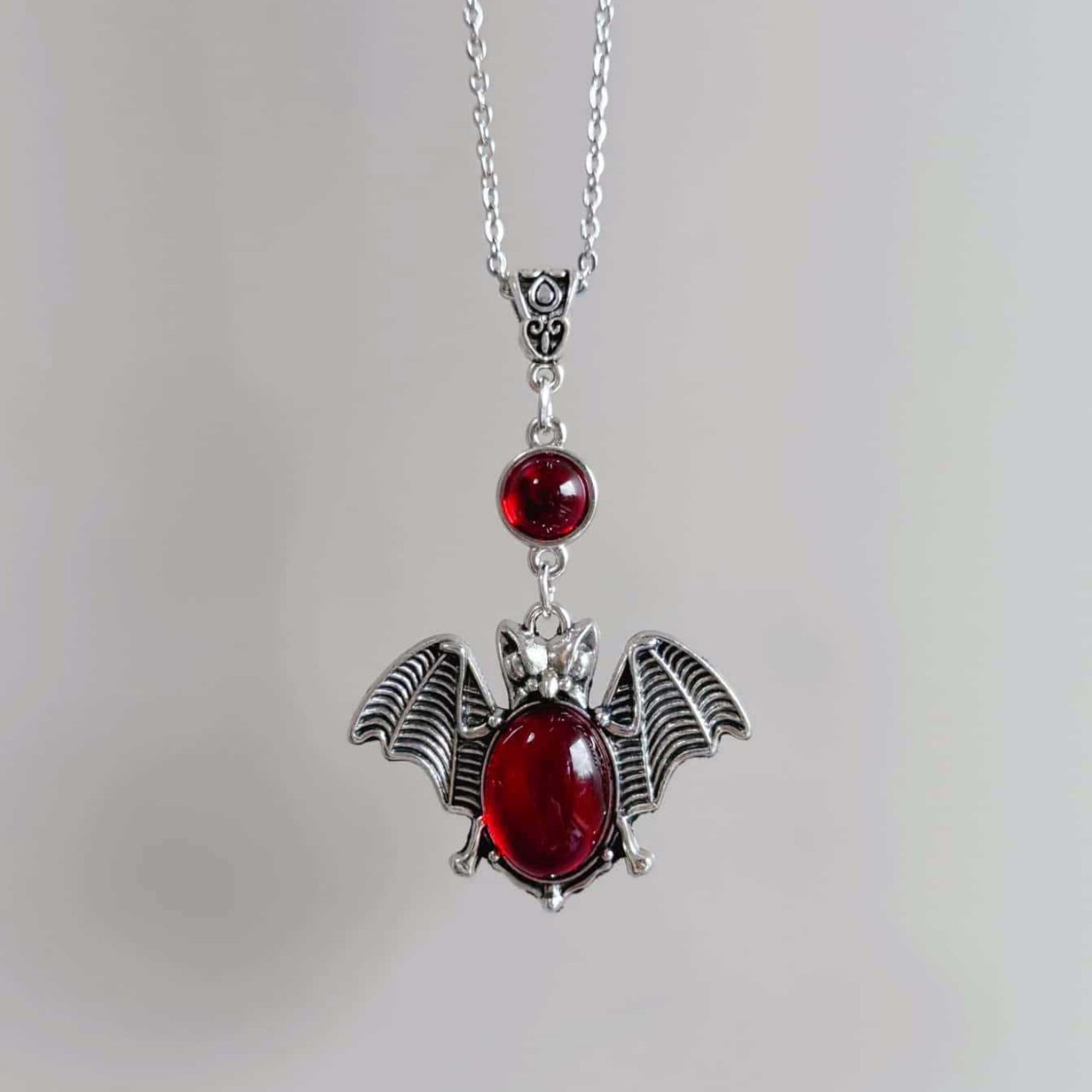 Men'S Vampire Accessories - قلادة الخفافيش مصاص الدماء، المجوهرات القوطية،