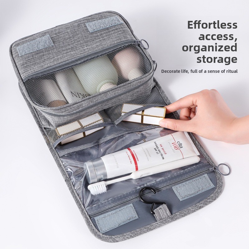 Men Accessories For Travel - حقيبة مستلزمات الحمام المعلقة ذات السعة