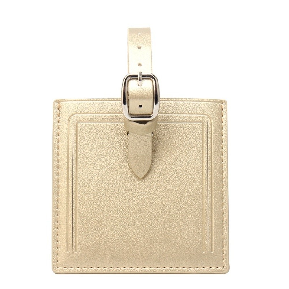 بطاقات تعريف أمتعة جلدية مربعة - مراجعة Men Accessories Name وسعره