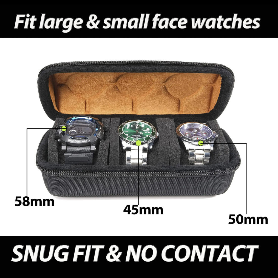 منظم صندوق الساعات للرجال، حاف - مراجعة Men Accessories Organiser وسعره
