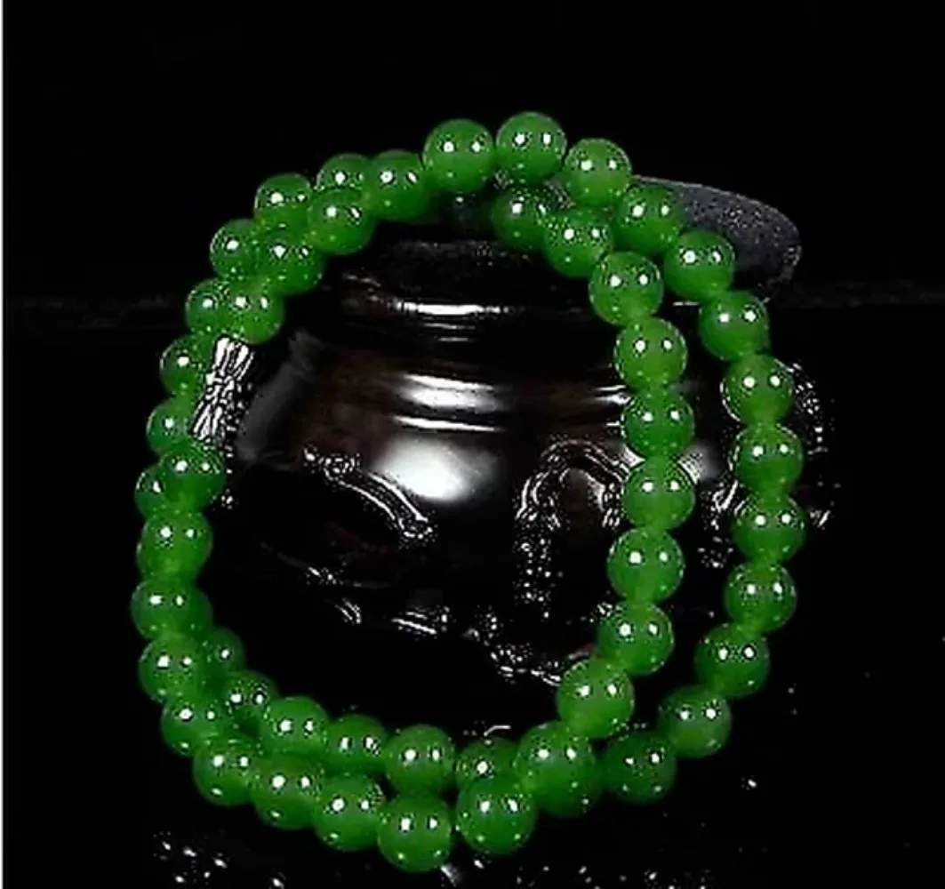 حقيقية الطبيعية الخضراء الخرز  - مراجعة Men Accessories For Gift وسعره