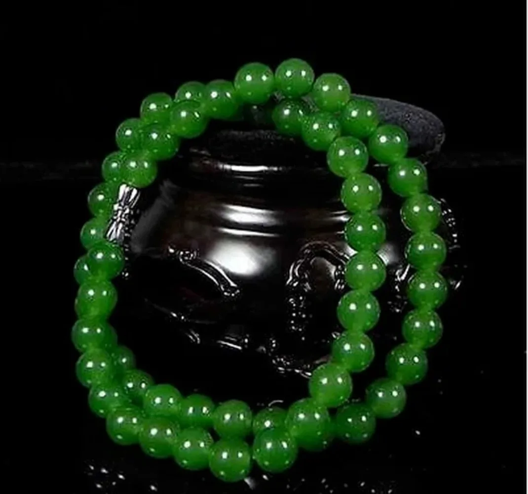 حقيقية الطبيعية الخضراء الخرز  - مراجعة Men Accessories For Gift وسعره