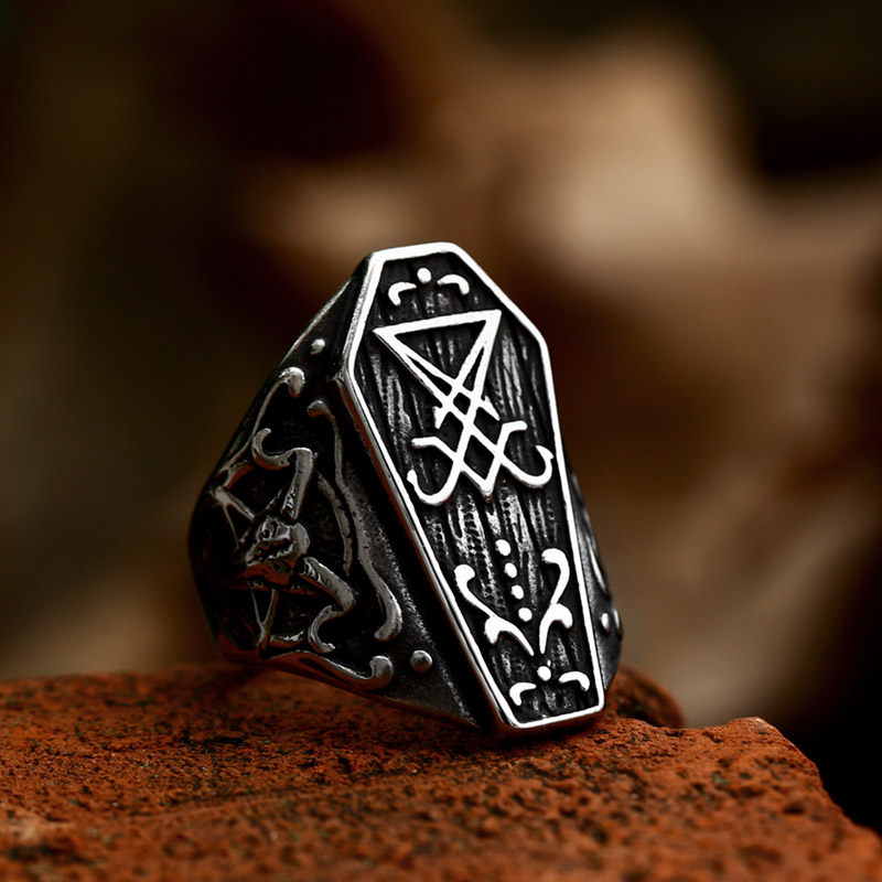 BEIER Undertaker الجمجمة القوط - مراجعة Men'S Vampire Accessories وسعره