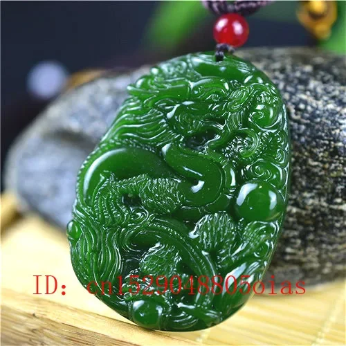 قلادة التنين اليشم الصيني ، ال - مراجعة Men Accessories For Gift وسعره