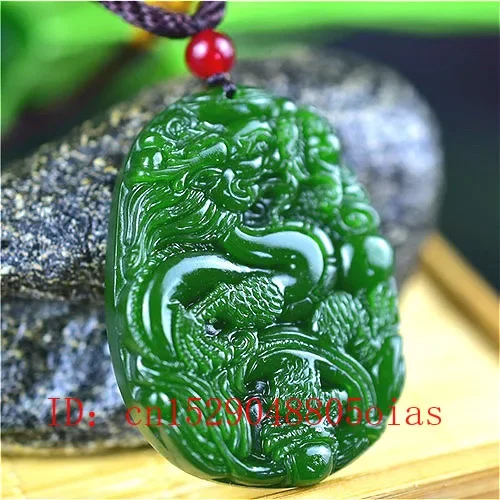 قلادة التنين اليشم الصيني ، ال - مراجعة Men Accessories For Gift وسعره