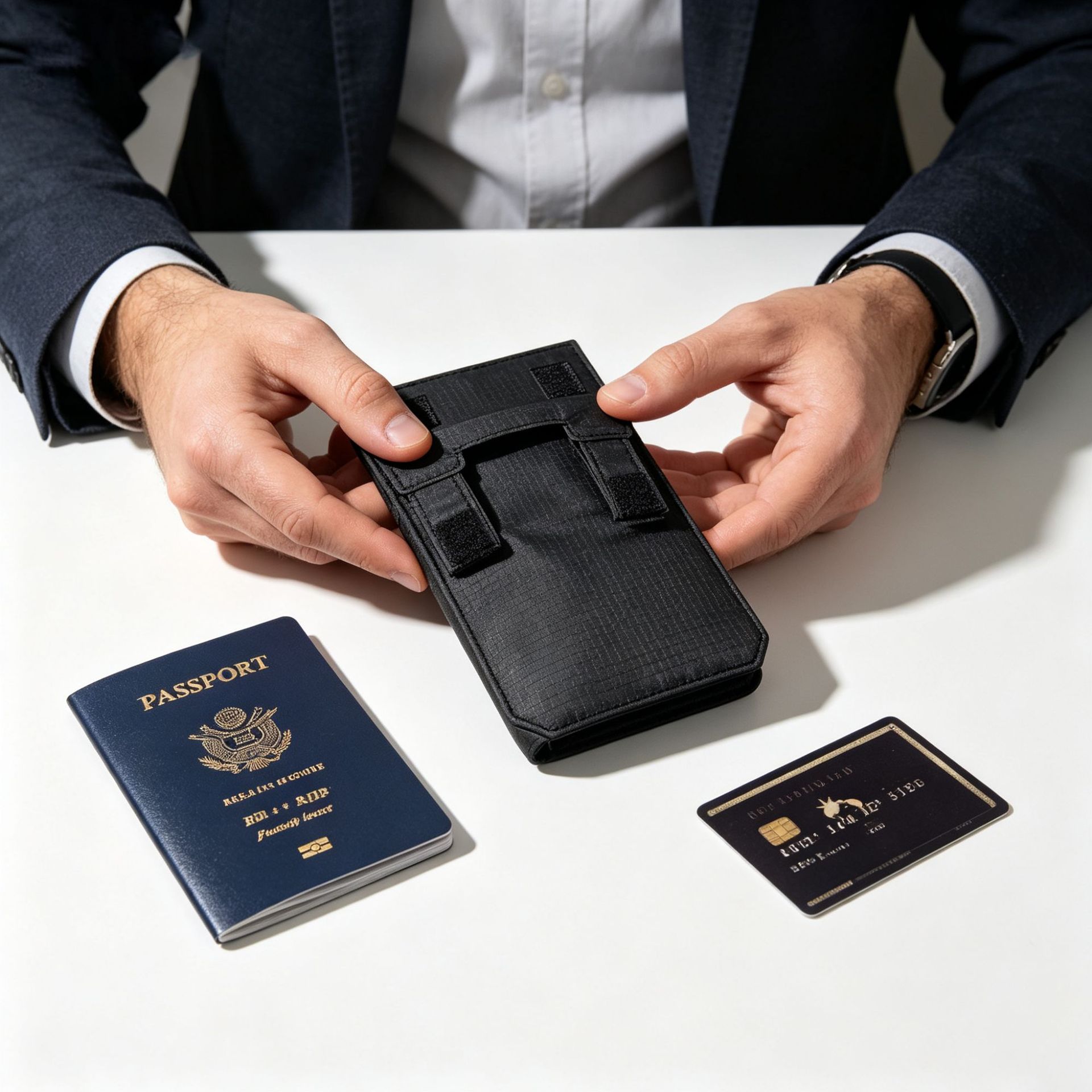حقيبة خصر رفيعة للغاية وغير مر - مراجعة Men Accessories For Travel وسعره