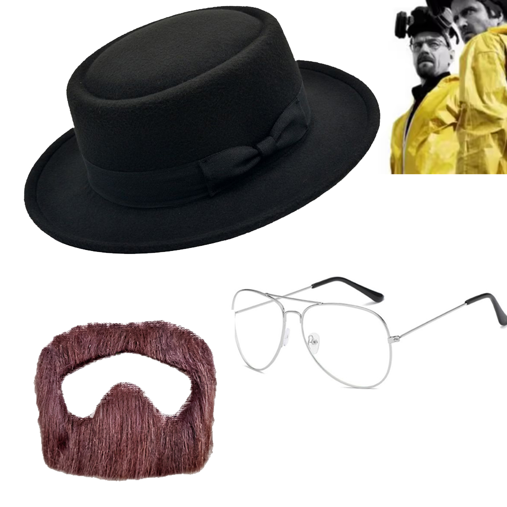 مجموعة لحية وقبعة ونظارات تنكر - مراجعة Men'S Accessories Glasses وسعره