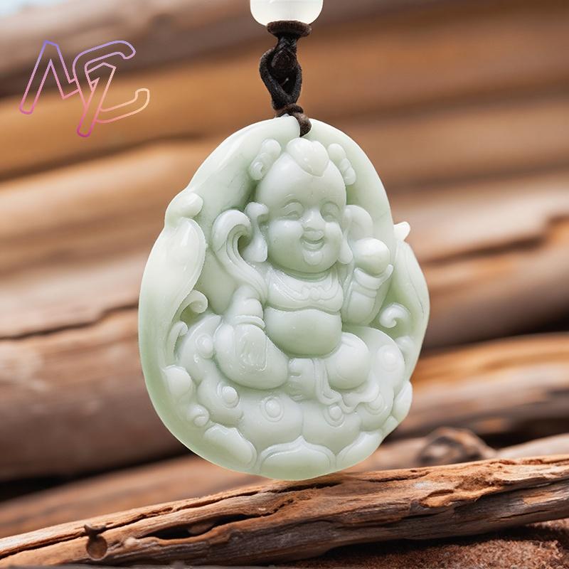 الأخضر الحقيقي اليشم Nezha قلا - مراجعة Men Accessories For Gift وسعره
